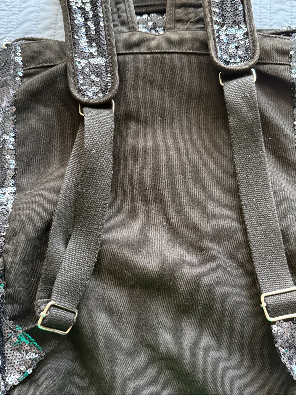 Victoria's Secret PINK Black Sequin Backpack - Picture 6 of 9